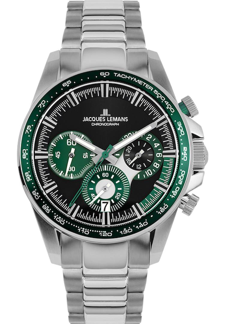 Jacques Lemans LİVERPOOL 1-2127G Takvimli 40 mm Çelik Kordon Analog Erkek Kol Saati