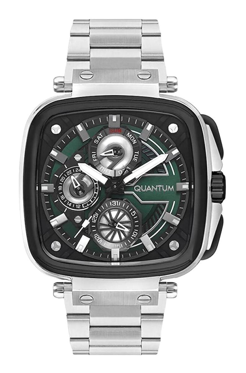 Quantum PWG1092.370 Takvimli 45 mm Çelik Kordon Analog Erkek Kol Saati