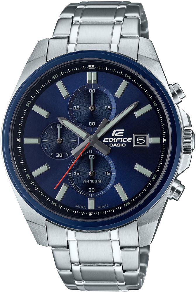 Casio EFV-610DB-2AVUDF Takvimli 44 mm Çelik Kordon Analog Erkek Kol Saati