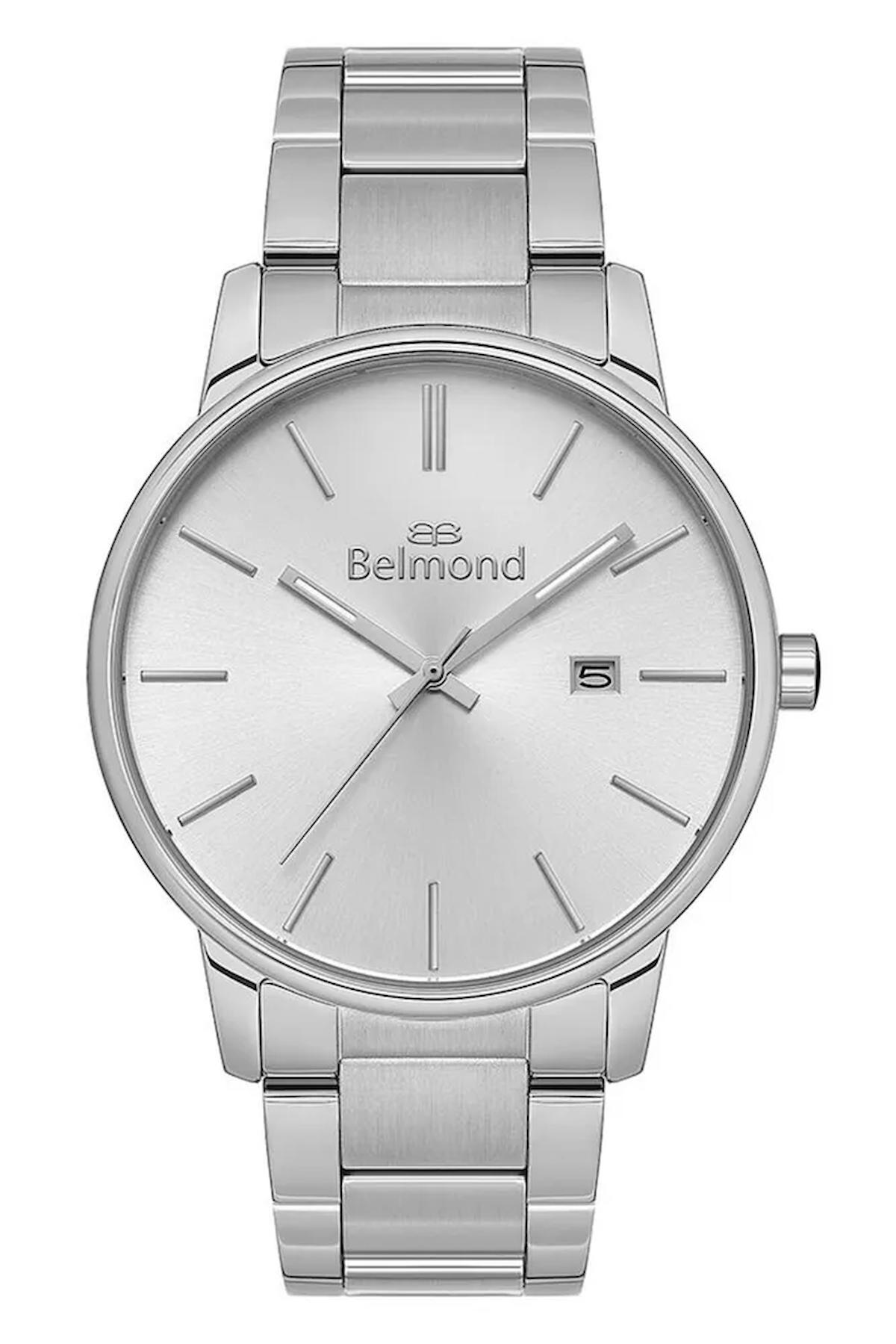 Belmond KNG1117330 Takvimli 43 mm Çelik Kordon Analog Erkek Kol Saati