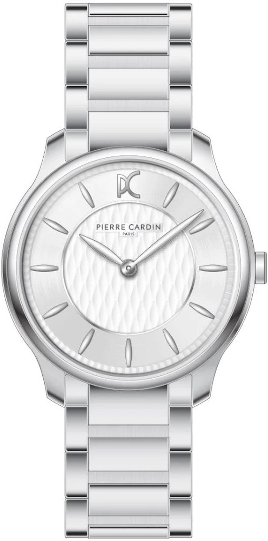 Pierre Cardin PCCRV.0000 42 mm Beyaz Çelik Kordon Analog Kol Saati