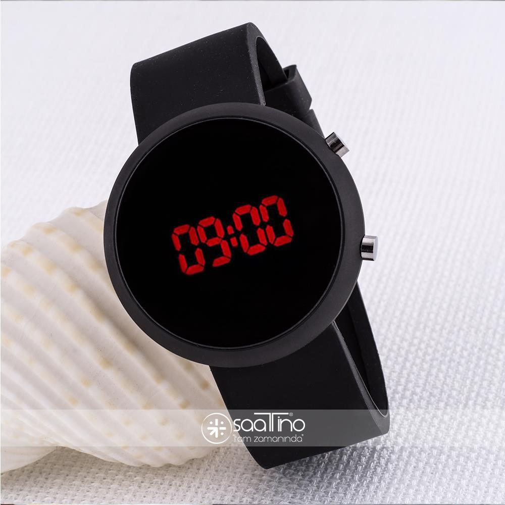 Rower ST-303518 43 mm Siyah Silikon Kordon Dijital Kol Saati