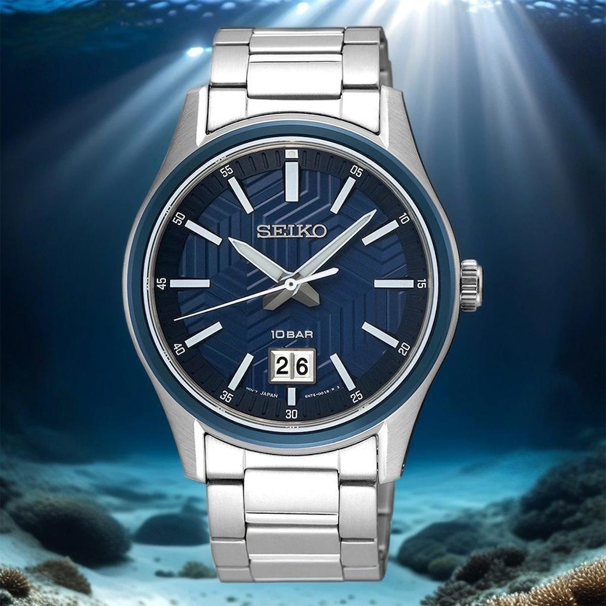 Seiko SUR559P1 Takvimli 40 mm Çelik Kordon Analog Erkek Kol Saati