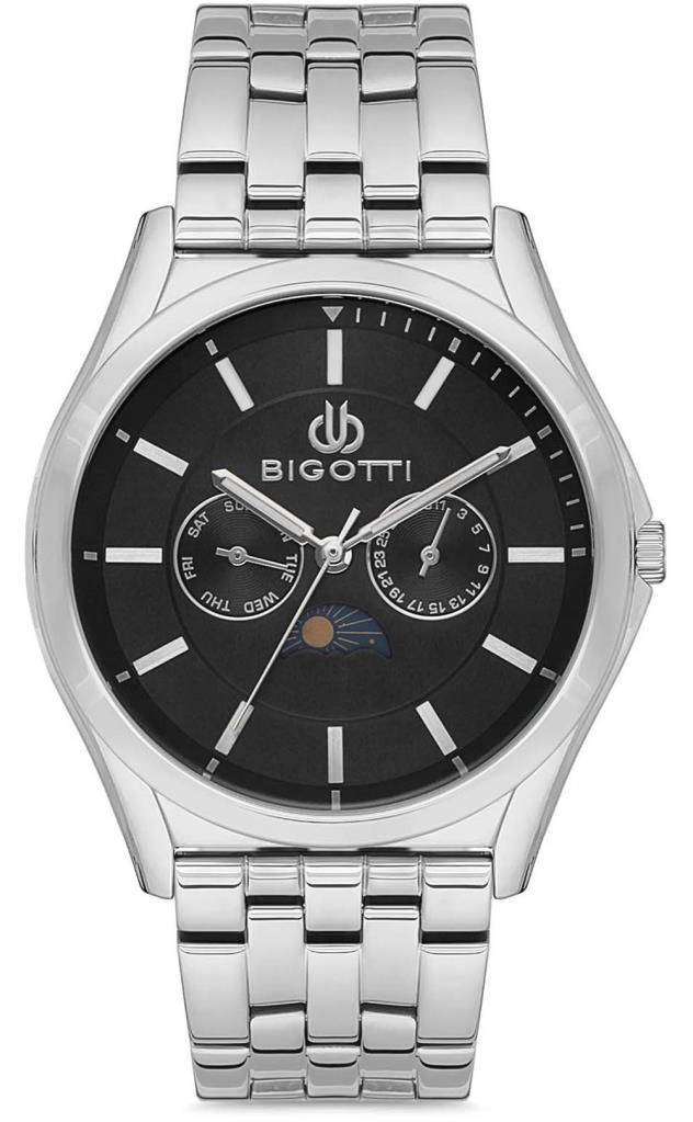 Bigotti BG.1.10158.2 Takvimli 41 mm Çelik Kordon Analog Erkek Kol Saati