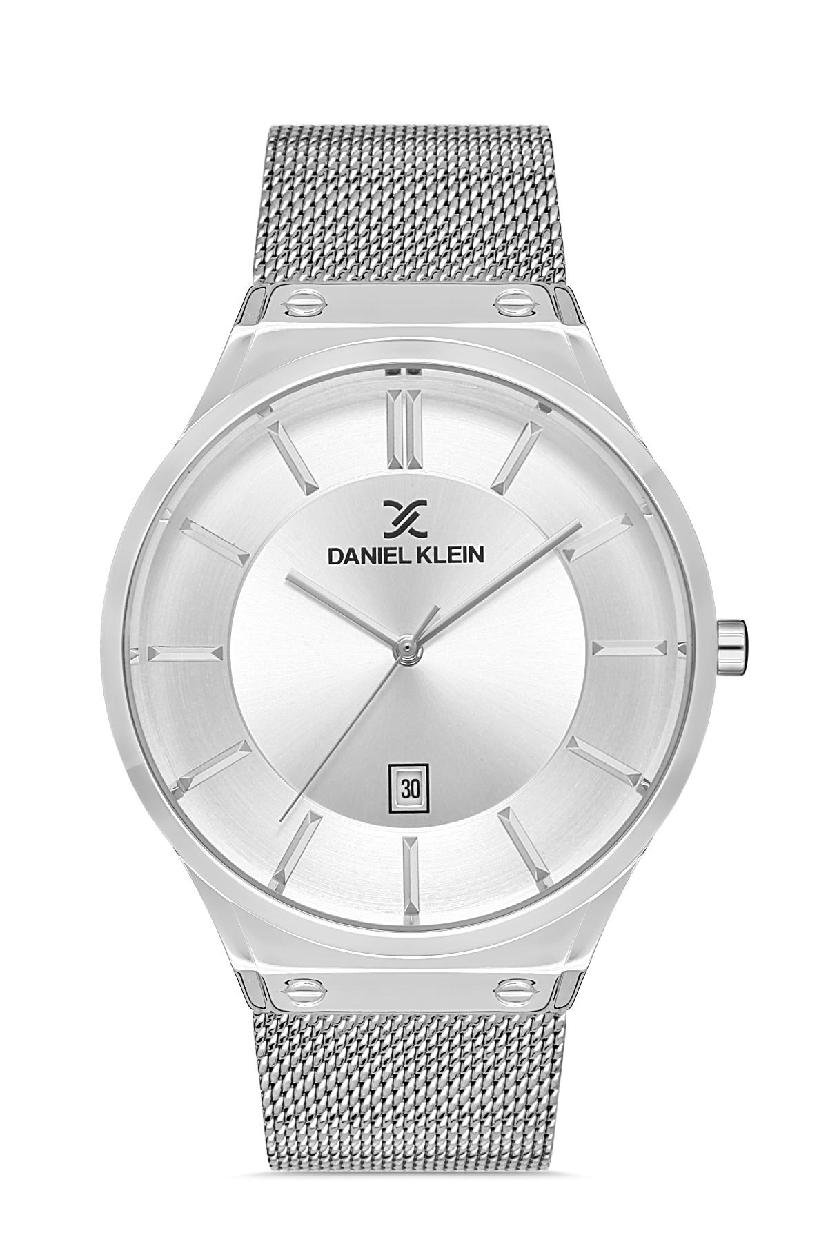 Daniel Klein DK.1.12919.1 Takvimli Metal Kordon Analog Erkek Kol Saati
