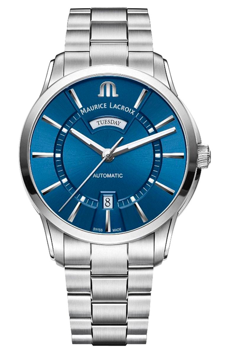 Maurice Lacroix PT6358SS002430-1 Takvimli 41 mm Çelik Kordon Analog Erkek Kol Saati