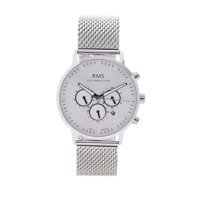 Romanson RMS.1.AG.1187.11 Takvimli 43 mm Gri Hasır Kordon Analog Erkek Kol Saati