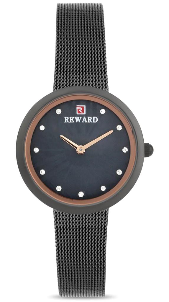 Reward A140694 35 mm Siyah Çelik Kordon Analog Kol Saati