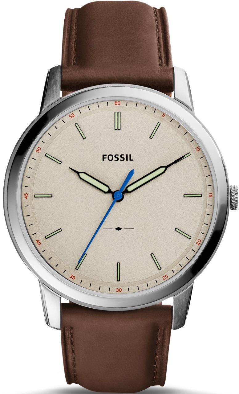 Fossil FS5306 44 mm Kahverengi Deri Kordon Analog Kol Saati