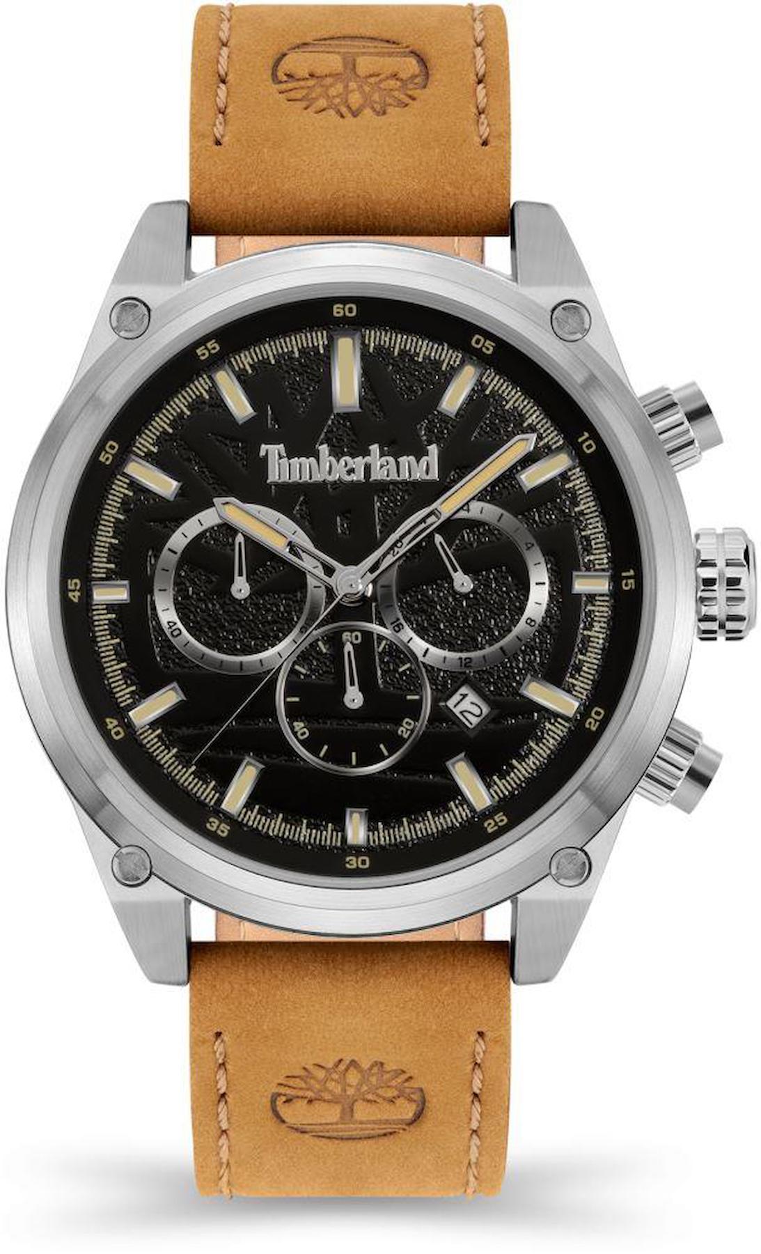 Timberland TDWGC9000802 44 mm Kahverengi Deri Kordon Analog Erkek Kol Saati