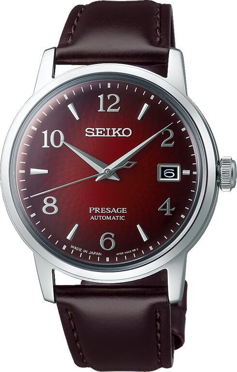 Seiko SRPE41J Takvimli 38 mm Kahverengi Deri Kordon Analog Erkek Kol Saati