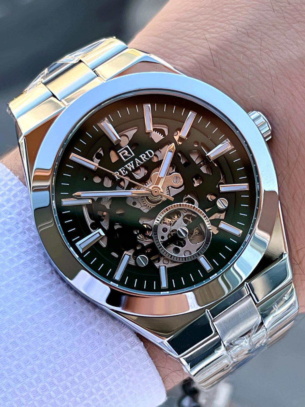 Reward EA.144154 45 mm Çelik Kordon Analog Erkek Kol Saati