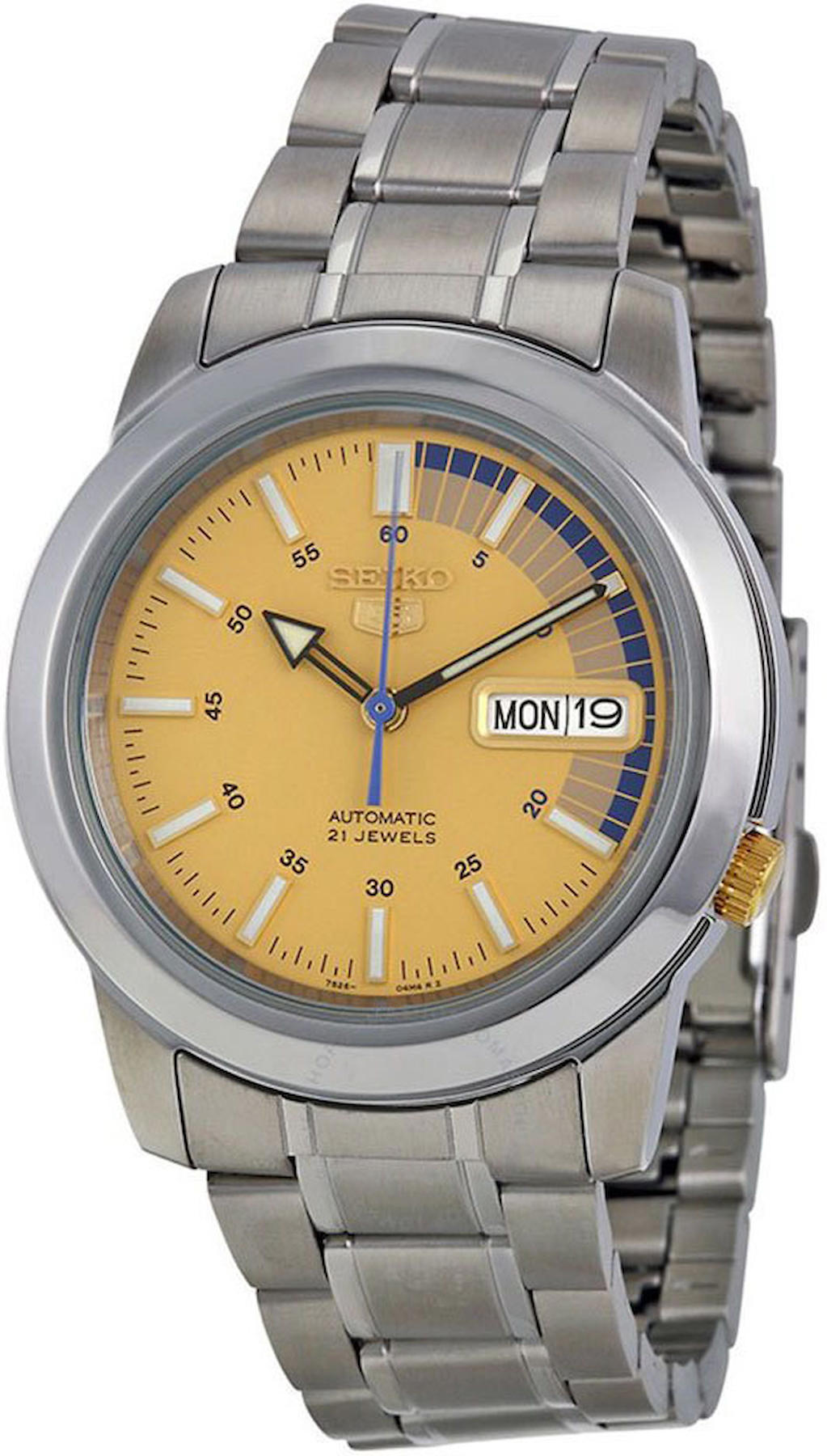 Seiko SNKK29K Takvimli 38 mm Çelik Kordon Analog Kol Saati