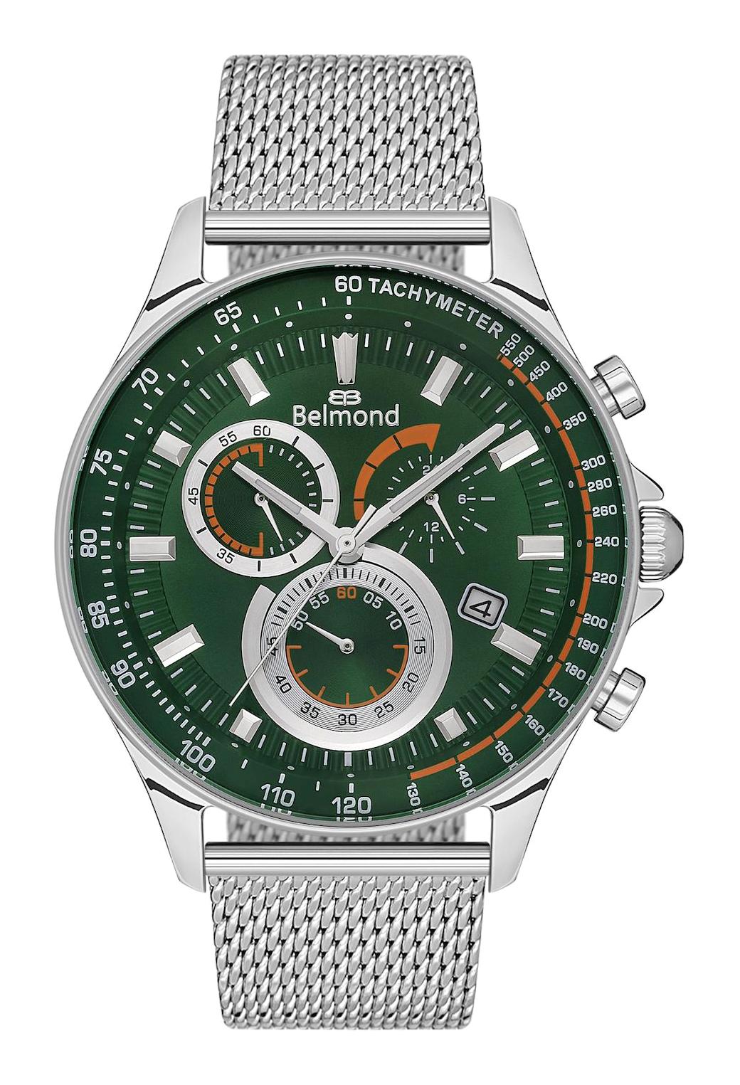 Belmond KNG1119370 Takvimli Metal Kordon Analog Erkek Kol Saati