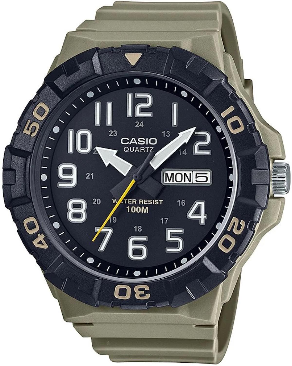 Casio Mrw-210h-5avdf Takvimli 52 mm Yeşil Plastik Kordon Analog Erkek Kol Saati