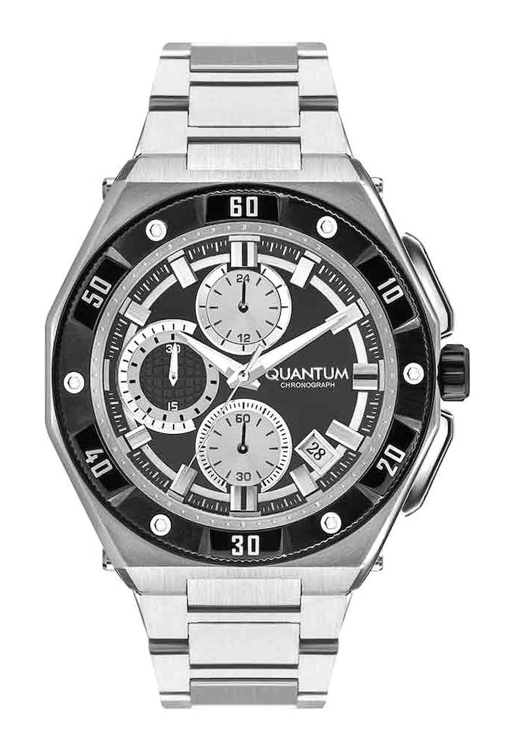 Quantum HNG1011.360 Takvimli 46-50 mm Çelik Kordon Analog Erkek Kol Saati
