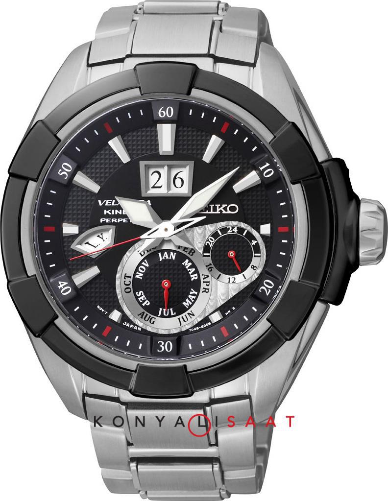 Seiko SNP101P Takvimli 39 mm Çelik Kordon Analog Erkek Kol Saati