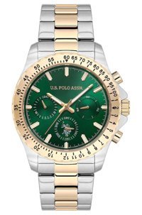 U.S. Polo Assn USPA1108-06 Takvimli 42 mm Gri-Rose Gold Çelik Kordon Analog Erkek Kol Saati