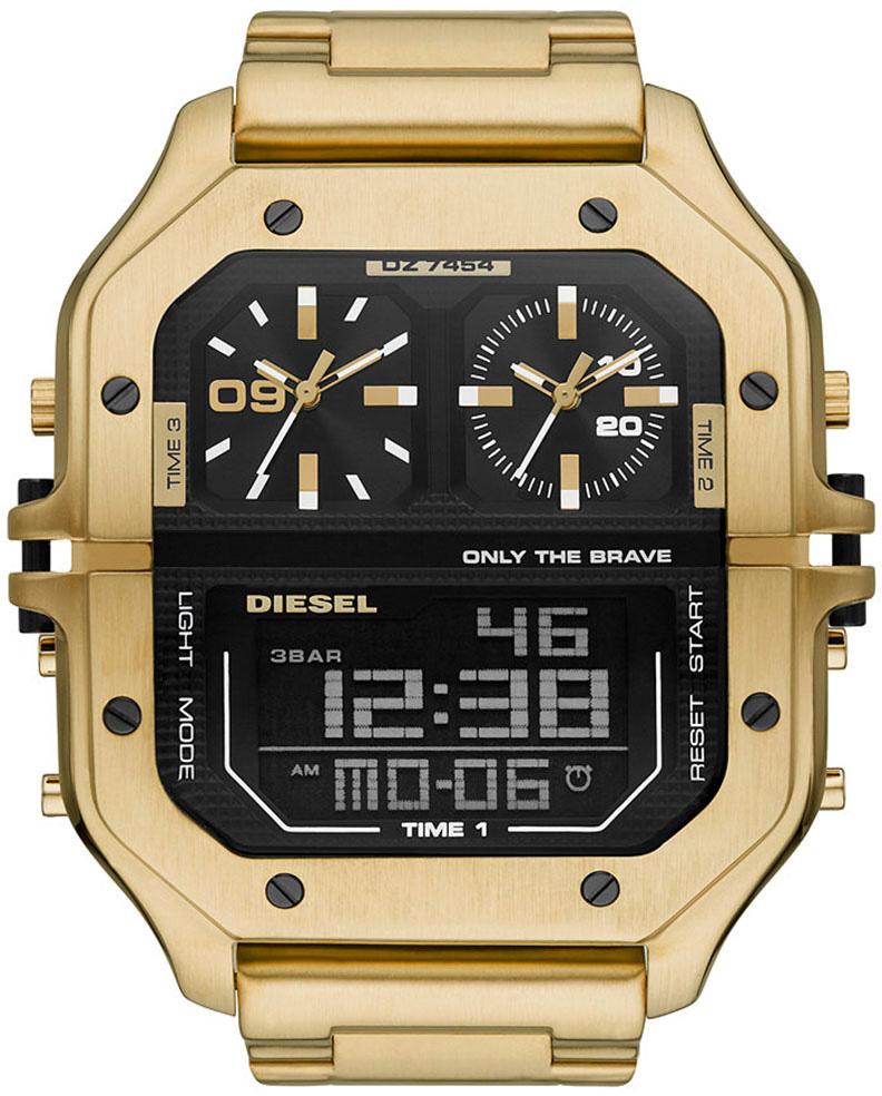 Diesel DZ7454 Takvimli 42 mm Altın Çelik Kordon Analog Erkek Kol Saati