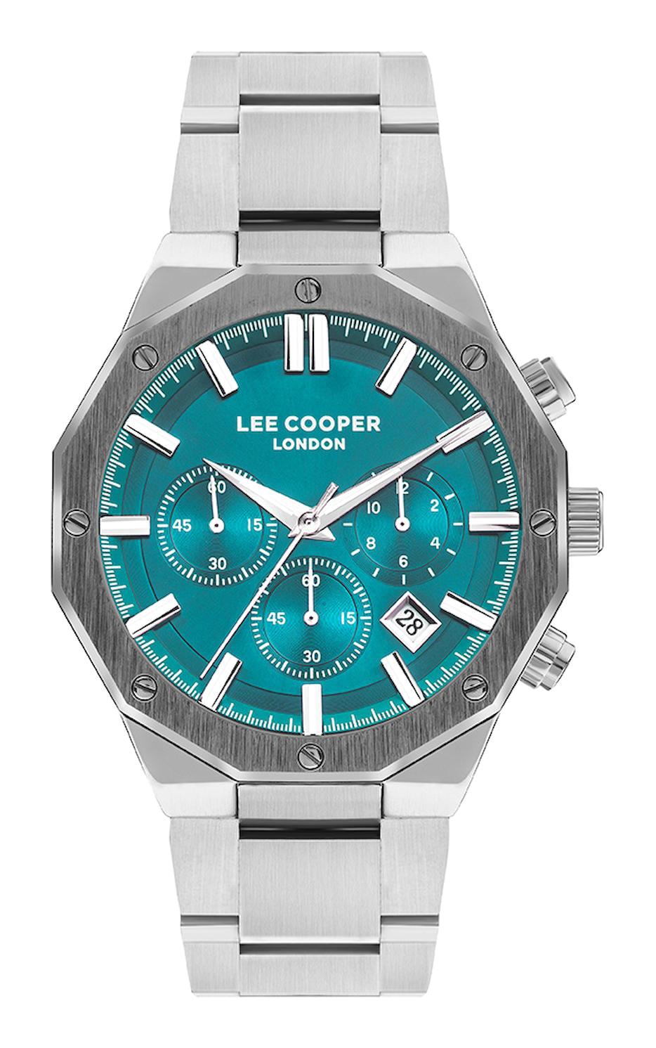 Lee Cooper LC07807.340 Takvimli 45 mm Çelik Kordon Analog Erkek Kol Saati