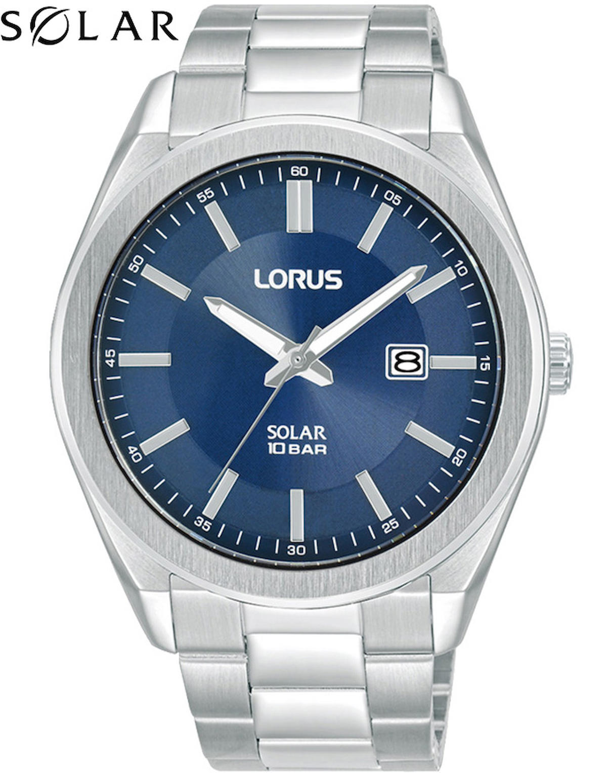Lorus RX353AX9 Takvimli 43 mm Çelik Kordon Analog Erkek Kol Saati