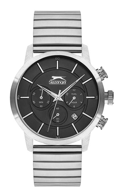 Slazenger SL.09.1872.2.04 Takvimli 44 mm Çelik Kordon Analog Erkek Kol Saati