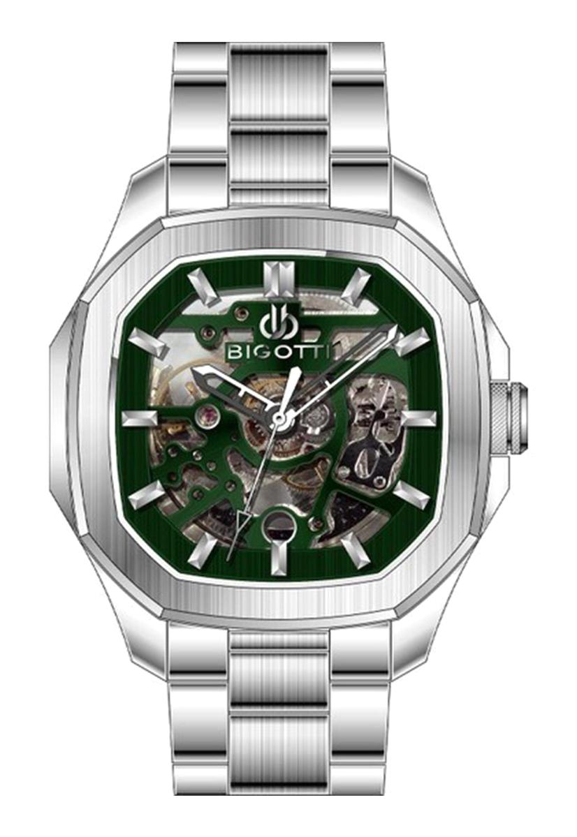 Bigotti BG.1.10596-4 Takvimli 44 mm Çelik Kordon Analog Erkek Kol Saati
