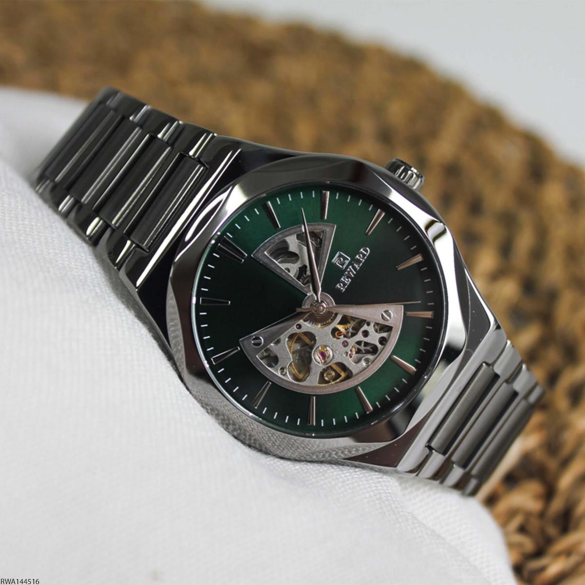 Reward RWA144516 44 mm Çelik Kordon Analog Erkek Kol Saati