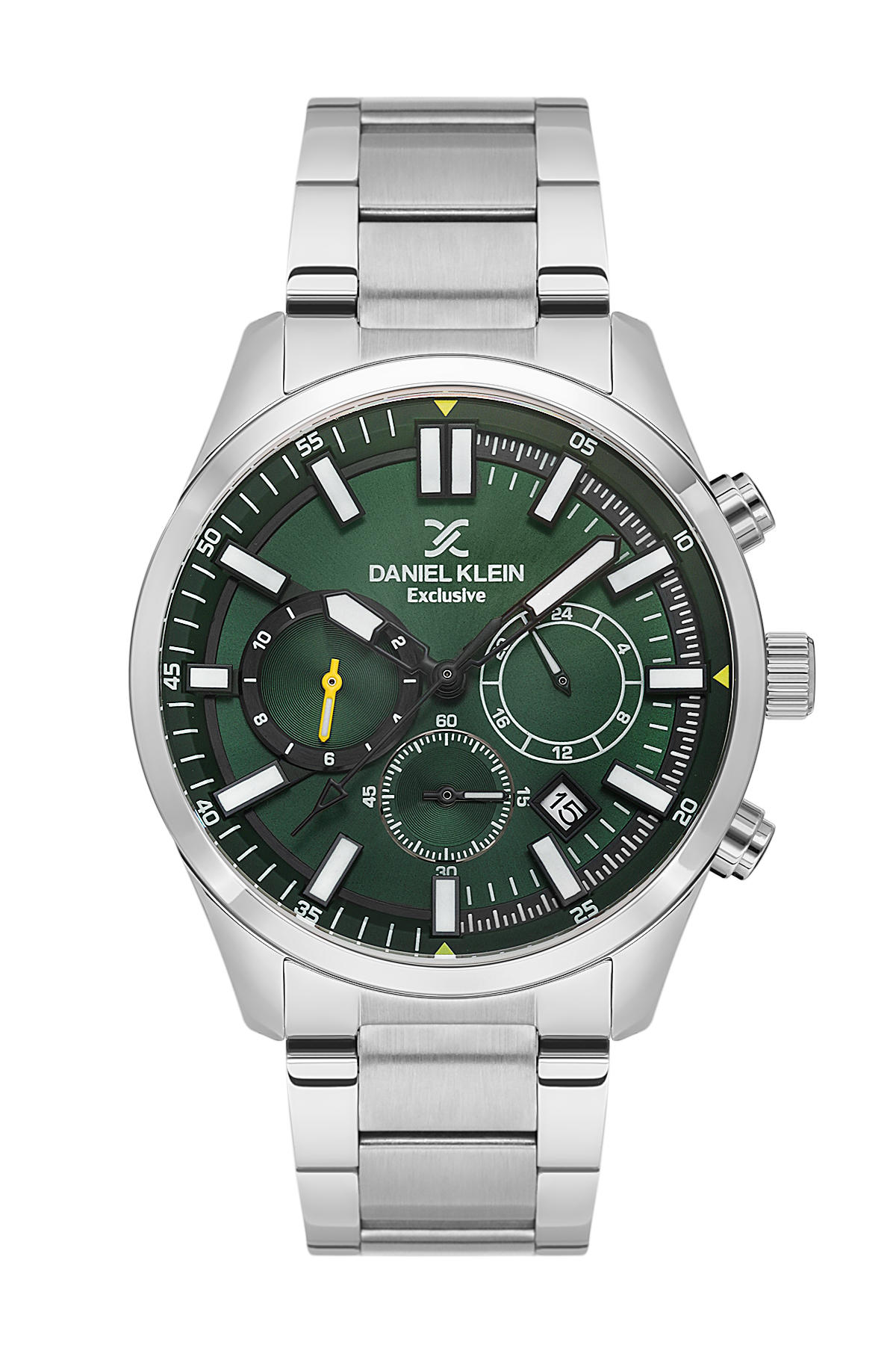 Daniel Klein DKE.1.10628-2 Takvimli 42 mm Çelik Kordon Analog Erkek Kol Saati