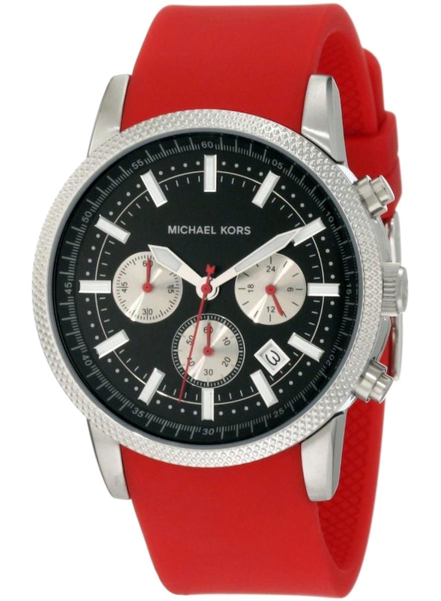 Michael Kors MK8239 Takvimli 42 mm Kırmızı Çelik Kordon Analog Erkek Kol Saati