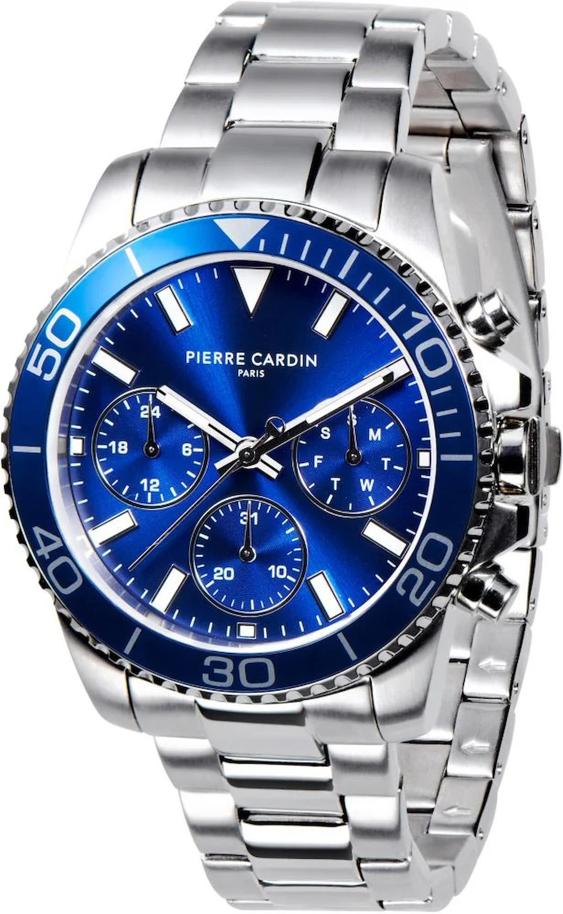 Pierre Cardin PCCNI.0008 Takvimli 40 mm Çelik Kordon Analog Kol Saati