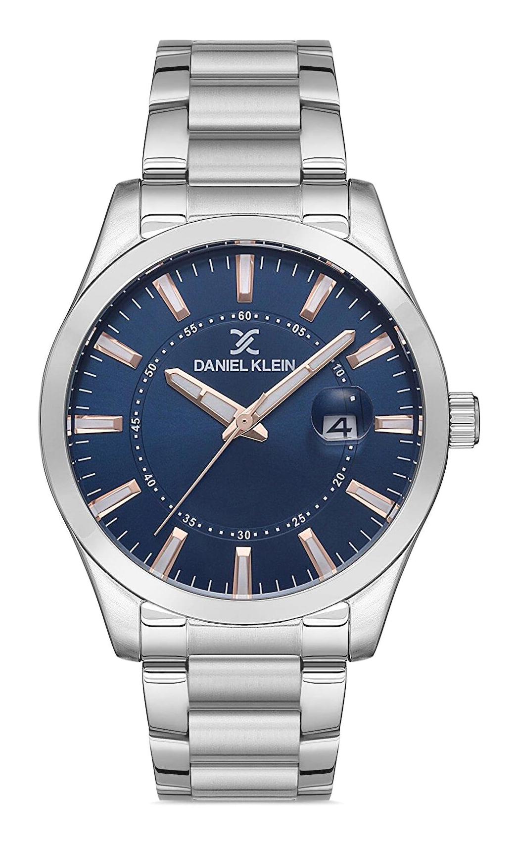 Daniel Klein DK.1.12947.2 Takvimli 45 mm Çelik Kordon Analog Erkek Kol Saati