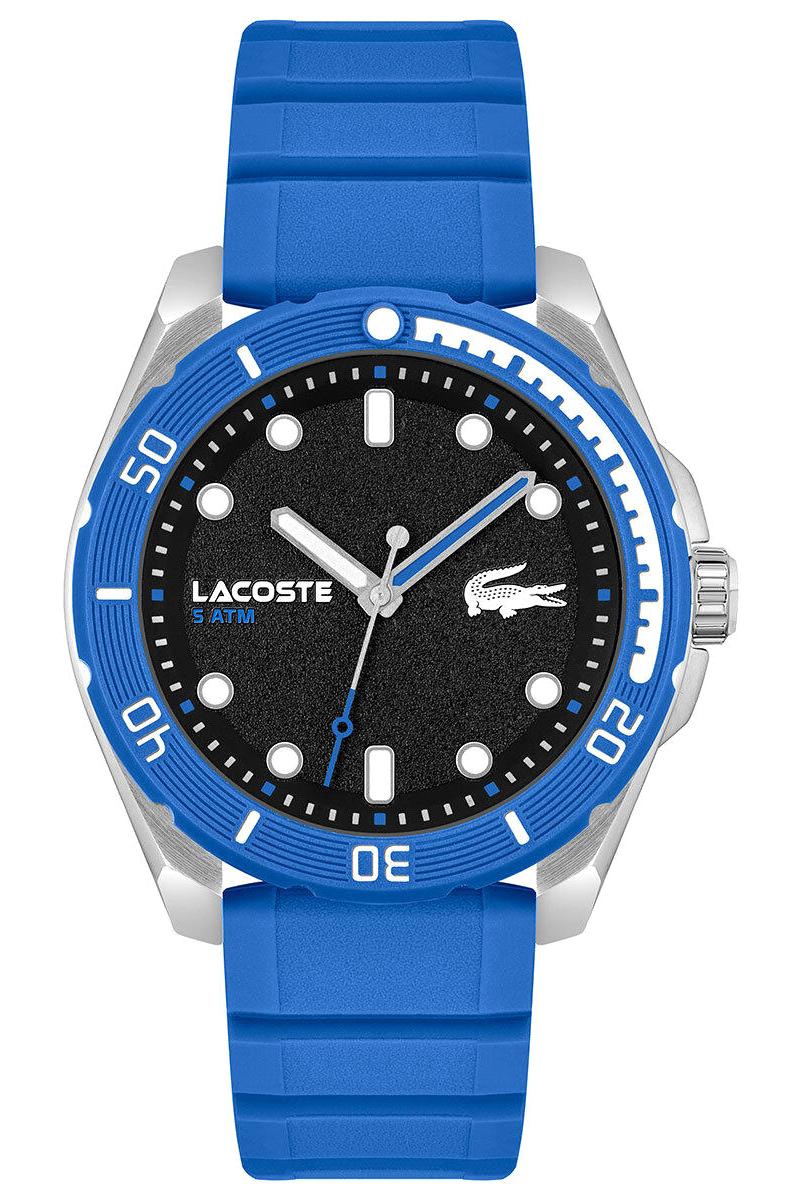 Lacoste LAC2011285 44 mm Mavi Silikon Kordon Analog Erkek Kol Saati