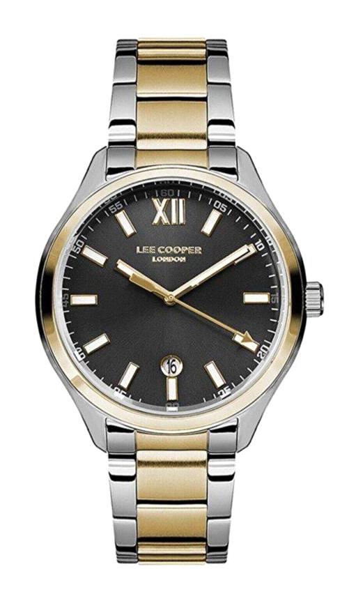 Lee Cooper LC07101.250 Takvimli 41 mm Altın-Çelik Kordon Analog Erkek Kol Saati