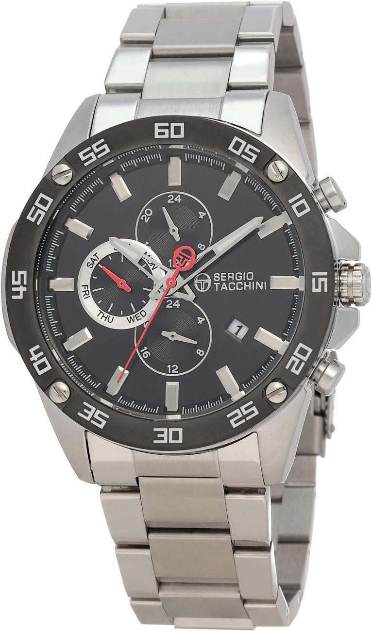 Sergio Tacchini ST.1.10040.1 Takvimli 43 mm Çelik Kordon Analog Kol Saati