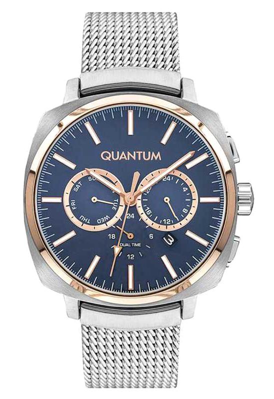 Quantum HNG929.590 Takvimli 45 mm Metal Kordon Analog Erkek Kol Saati