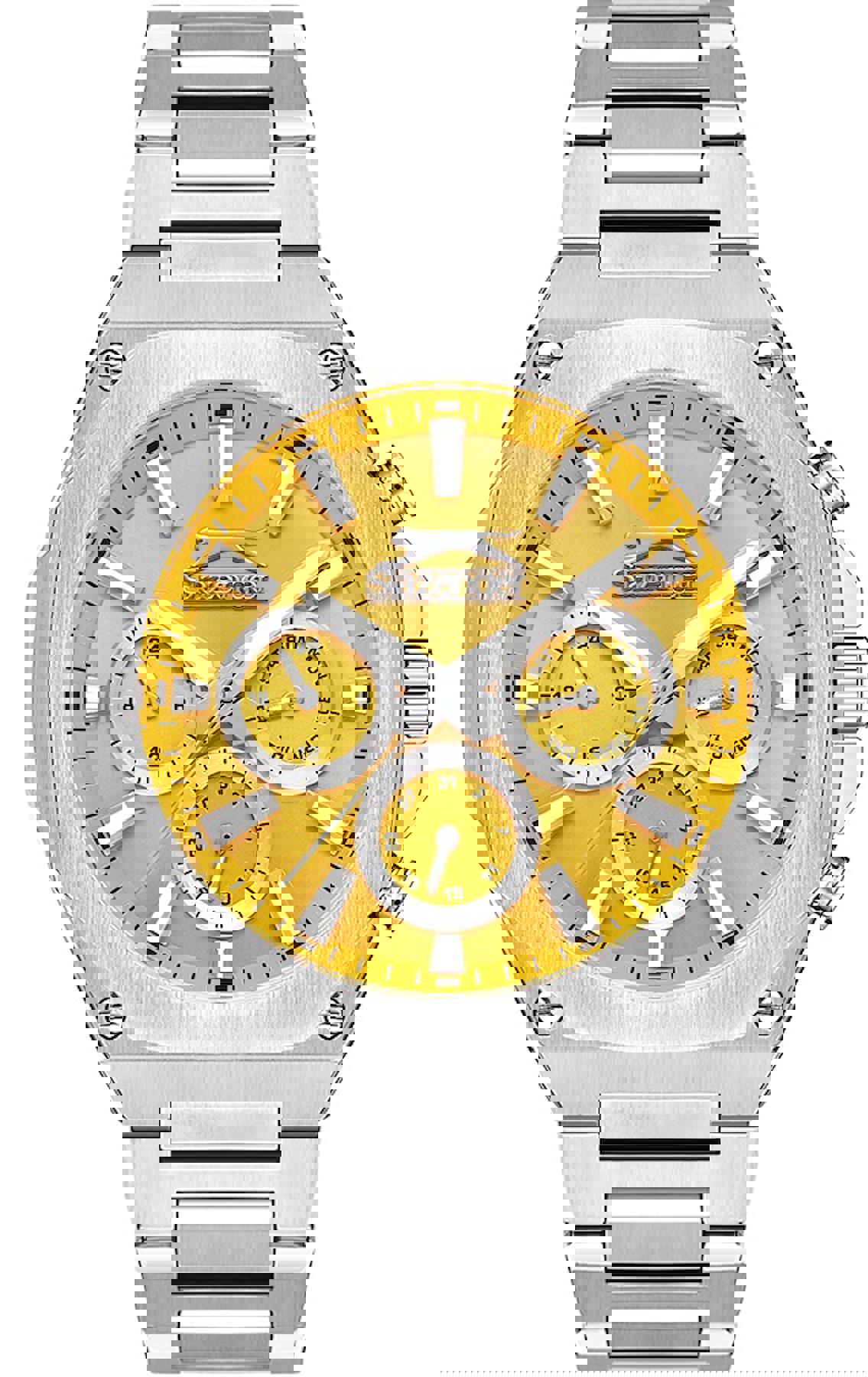 Slazenger SL.09.2322.2.07 Takvimli 45 mm Çelik Kordon Analog Erkek Kol Saati