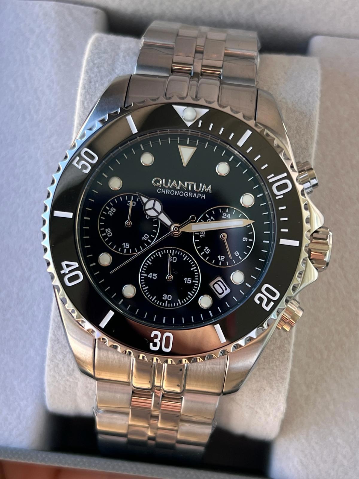 Quantum PWGE930.300 Takvimli 46 mm Çelik Kordon Analog Erkek Kol Saati