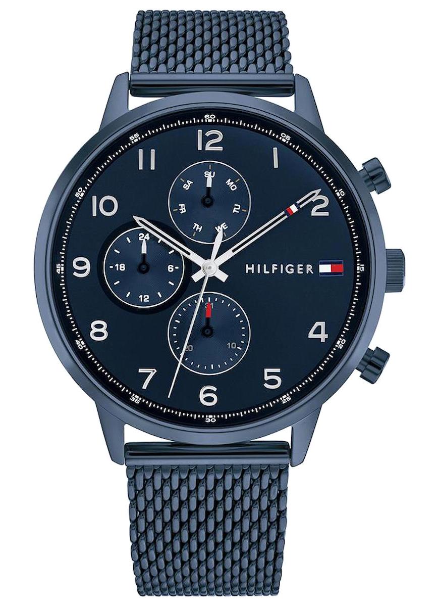 Tommy Hilfiger TH1791990 Takvimli 42 mm Lacivert Çelik Kordon Analog Erkek Kol Saati