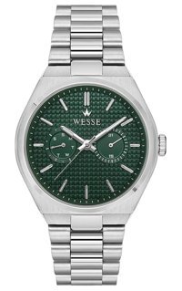 Wesse WWG209602 Pusulalı Takvimli 42 mm Çelik Kordon Analog Erkek Kol Saati