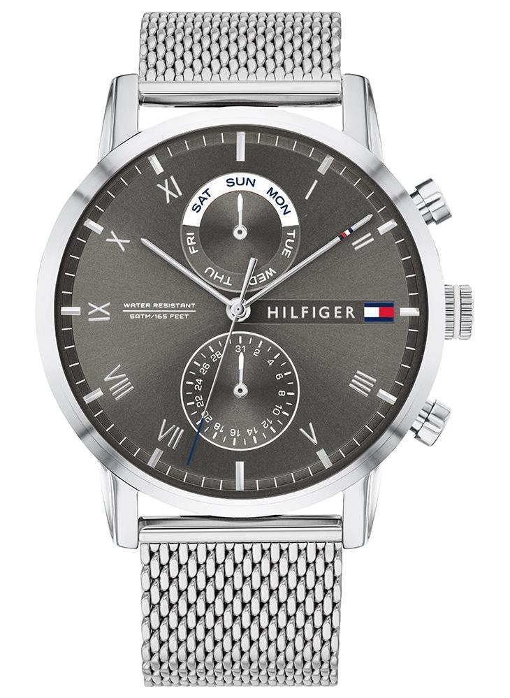 Tommy Hilfiger TH1710402 Takvimli 44 mm Çelik Kordon Analog Erkek Kol Saati