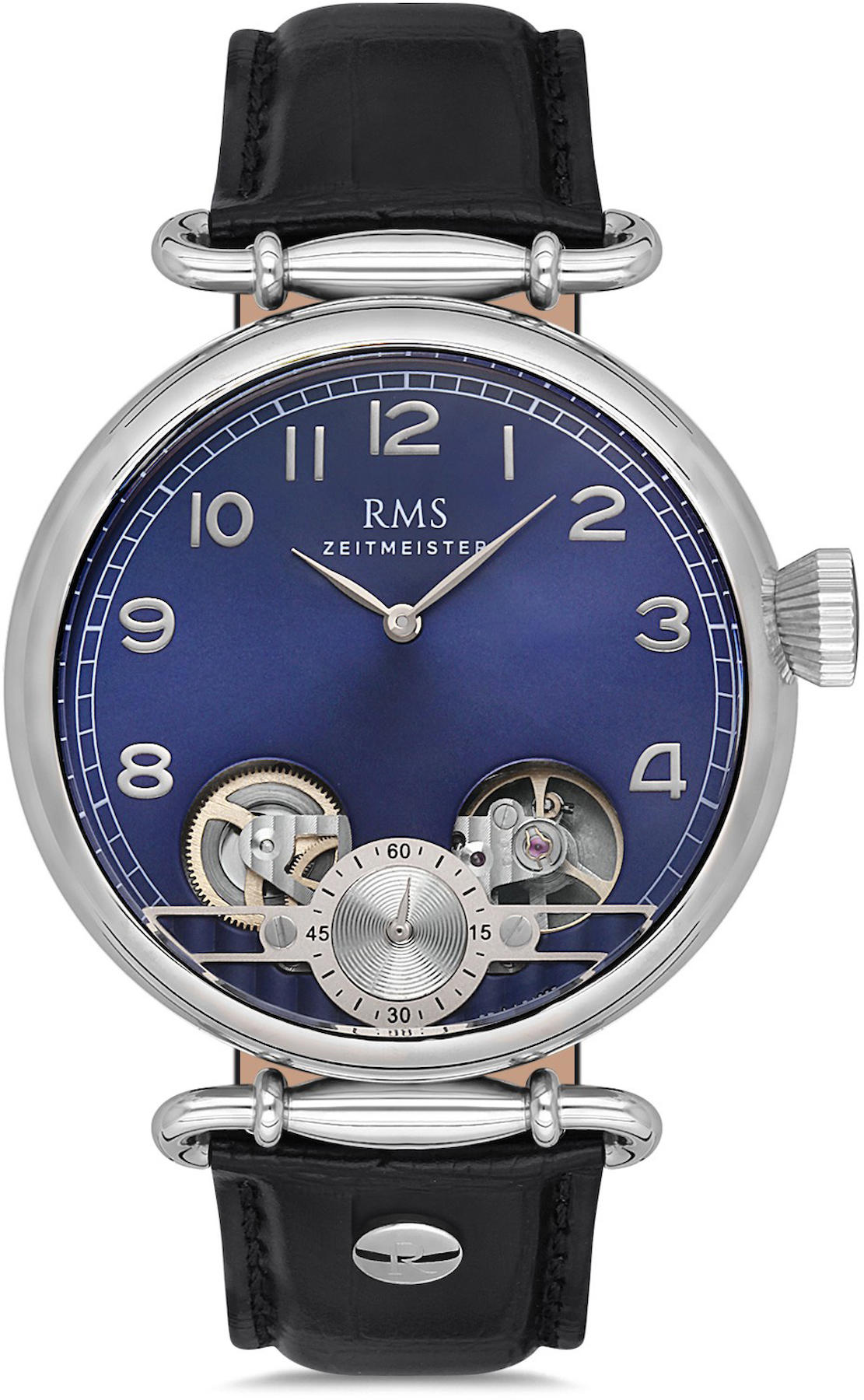 Romanson RMS.1.AG1267.10 45 mm Lacivert Deri Kordon Analog Kol Saati