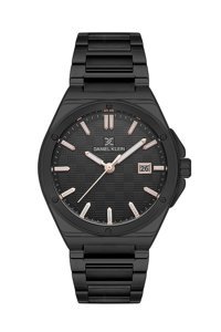 Daniel Klein DK.1.13739-8 Takvimli Siyah Çelik Kordon Analog Erkek Kol Saati