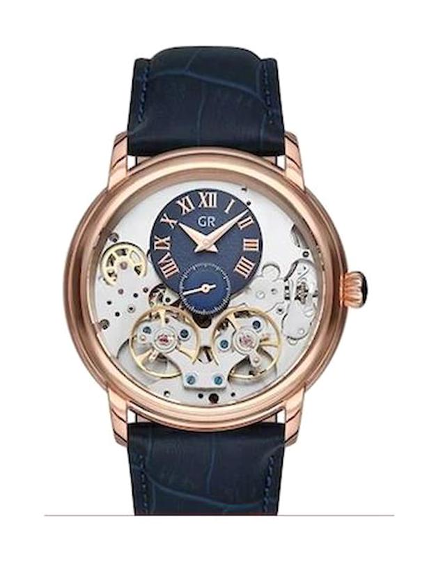 Romanson RMS.1.AG1140.01 43 mm Siyah Deri Kordon Analog Kol Saati