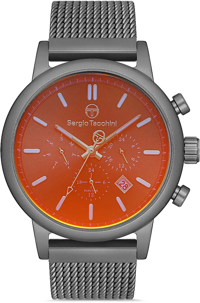 Sergio Tacchini ST.1.10220.3 Takvimli 42 mm Çelik Kordon Analog Kol Saati