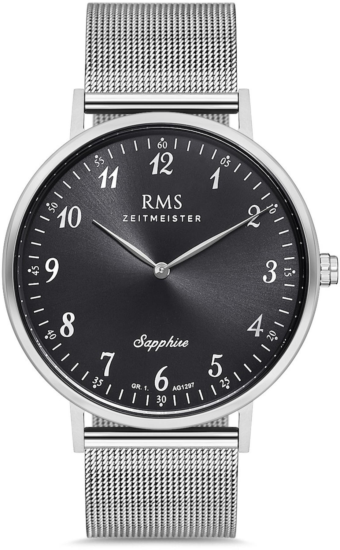 Romanson GR.1.AG1297.02 43 mm Gri Hasır Kordon Analog Kol Saati