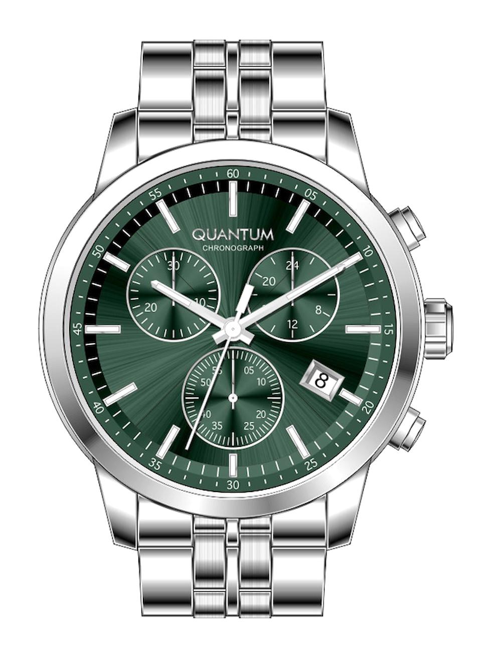 Quantum PWG1008.340 45 mm Çelik Kordon Analog Erkek Kol Saati
