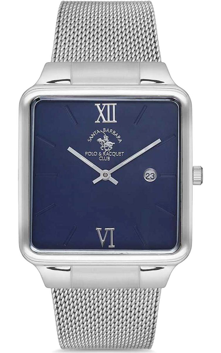 Santa Barbara Polo & Racquet Club SB.1.10162.3 Takvimli 36 mm Metal Kordon Analog Erkek Kol Saati