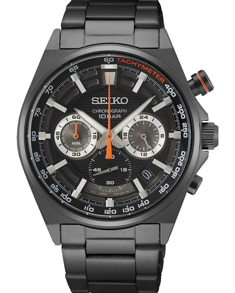 Seiko SSB399P1 Takvimli 41 mm Siyah Çelik Kordon Analog Erkek Kol Saati