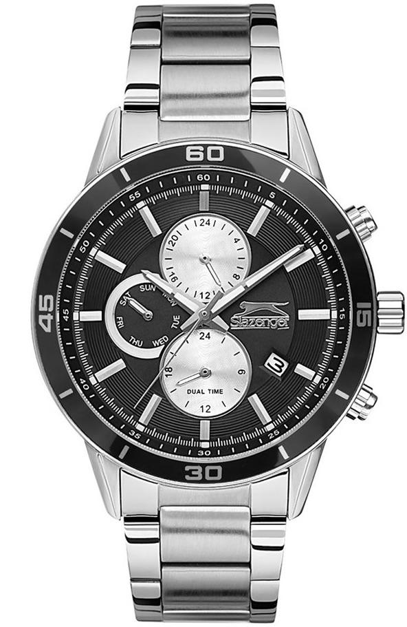 Slazenger SL.09.6198.2.01 Takvimli 45 mm Çelik Kordon Analog Erkek Kol Saati